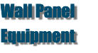 Wall Panel  Equipment
